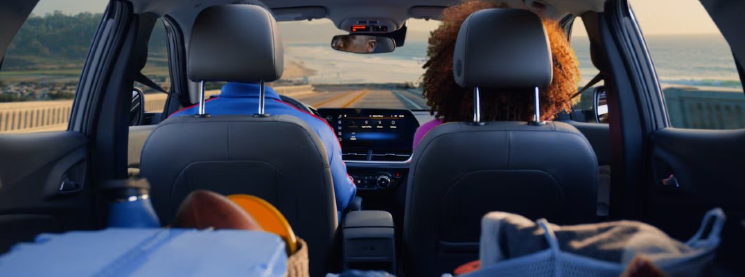 A photo of the inside of the 2025 Chevrolet Trax.