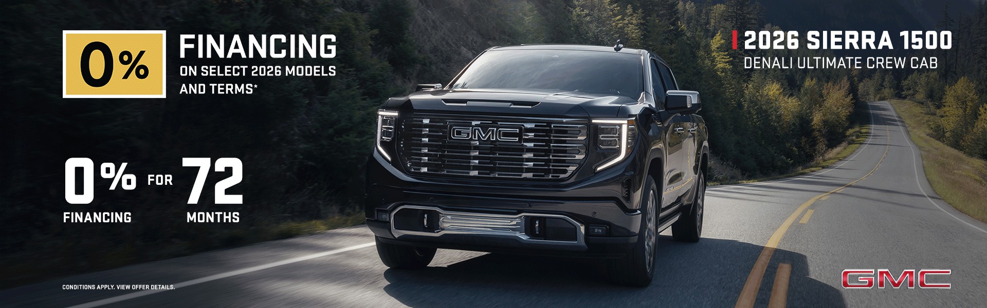 A photo illustration showing off one of the incentives available at Tyee Chevrolet Buick GMC.